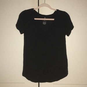 black v neck t-shirt